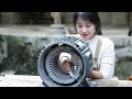 💡The Genius Girl Repaired The Burnt Tea Machine Motor, How Difficult It Is!|Linguoer
