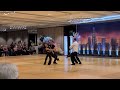 Dance Off: Gary  McIntyre & Susan Kirklin vs Glenn Ball & Emily Huang. Chicagoland 2023. Closing...