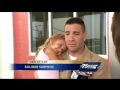 Military dad surprises daughters at school