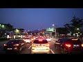 Driving at Night in Seoul, Korea (No Talking, No Music)