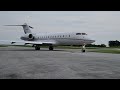 Bombardier Global 5000 Takeoff And Landing at Chester County Airport