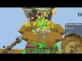 DOMINATING in Lucky Blocks duels  /Minecraft CubeCraft Bedrock