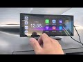 LAMTTO Wireless Carplay & Android Auto with 4K Dash Cam