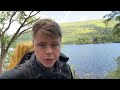 Wild Camping Alone In A Forest, Scotland