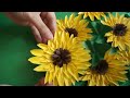 🌻 EASY PAPER SUNFLOWER  🌻| FATIMA FUNZILLA ✨🌞