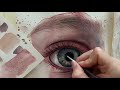 How to mix skin tones in watercolor + EYE PAINTING (tutorial)