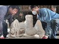 The process of creating the most magnificent and beautiful bells in the world. Korean Bell engineer