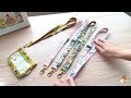 DIY breakaway and no bulky Lanyard | Easy 5 minutes sewing project| Free Patterns | HappyRendear