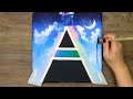 Easy Acrylic Painting Ideas|Relaxing And Satisfying Art video|Step By Step Acrylic Painting Tutorial