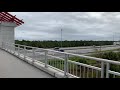 Crossing I-95 on a bike trail near Melbourne Florida