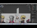 How to make Anime Character in Blender  -【Timelapse】