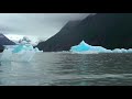 8hr - Calming Glacier Lake in Alaska 4K - Water Slapping Sounds for Sleep -- Alaska Nature Sounds