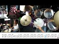 Eye Of The Tiger - Survivor -  Drum Cover (Drum Score)