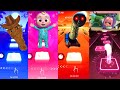 Gedagedigedagedagob vs Cocomelon vs Thomas eater vs Oddbods Tileshop EDMRUSH