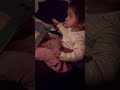 8 month old baby learning to read.