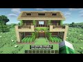 ⚒️ Minecraft | How To Build a Large Oak Wood Survival Starter House 🏡
