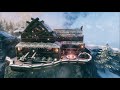 Valheim | How To Build A Cozy Winter Cabin | Mountain Log Cabin