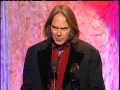 Eddie Vedder Inducts Neil Young into the Rock and Roll Hall of Fame
