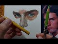 My Drawing Tools & Technique! How to Draw, Layer, Blend Colour Pencil -Real-Time Tutorial
