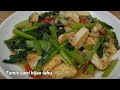 green mustard and white tofu stir fry recipe