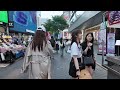 [4K Myeongdong shopping street in Seoul,Korea] 뜨거운 날씨에 명동 거리에는 외국인 미인들이 많네요^^#myeongdong#seoul#korea
