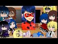 LOS PERSONAJES DE MIRACULOUS REACCIONAN A SUS TIKS TOKS (1/2¿)  #MLB //Gacha Club// leer descrip-