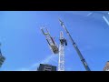 Full tower crane assembly Time-lapse - Modern by Amacon on Burrard st.