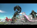 Supercharged Godzilla x Kong Glove Beast try to Defeat Godzilla Earth