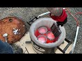 Massive Can Meltdown - Pure Aluminum From Cans - ASMR Metal Melting - Trash To Treasure - Bulk Bars