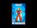 goku's racist evolution but uhhh fortnite