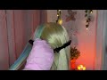 ASMR Relaxing Hair Dye with Hair Chalk, Hair Brushing & Combing ✨ Fairy Colours