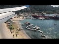 SKIATHOS LANDING - Tui 737-800NG Approach and Landing at Skiathos Airport (JSI) Greece