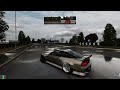 Assetto Realistic Graphics Rainy day street drifting