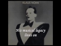 Klaus Nomi: From Beyond - 30th anniversary of his passing