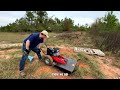 Best way to deal with Weeds and Brush! Dr. Power Brush Mower!