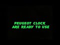 Peugeot scooter clock setting Django