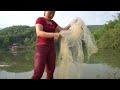 Top video.Harvesting Fish - cast net fishing video to catch many big fish, Fishing Daily Life
