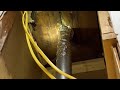 Hot water heater vent pipe installation