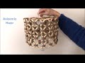 Amazing idea with straw rope and mini wooden rings | Do it yourself