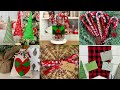 10 *BEST* No-Sew Christmas Crafts! Dollar Tree Fabric DIYs!