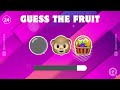 Can You Guess The Fruit By Emoji | quiz hawb