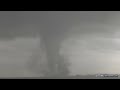 Large and loud wedge/multivortex tornado moves through Minden, Iowa