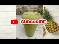 Pineapple Cucumber Ginger Detox Juice || Flat Tummy || Detox Liver