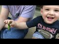 Caleb & Mommy Play Outside and Look for Frogs and Bugs Pretend Play!