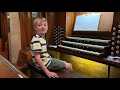 Young organist demonstrates St Saviour's Cathedral 1884 Organ