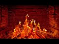 Warm Relaxing Fireplace ~ with Crackling Fire Sounds and ambient acoustic guitar