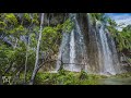 Crystal Croatia Waterfalls of Plitvice (4K) + Soothing Music 10 HOUR Ambient Nature Relaxation Film