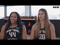 WHO CAN SING LIKE BEYONCÉ??? The New York Liberty HAD US CRYING! 😭 | Point 'Em Out
