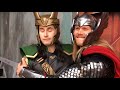 Meeting Thor and Loki at Disneyland