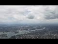 Landing at Sydney airport (full descent Time-Lapse)